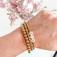 Load image into Gallery viewer, 6mm Gold Filled Beaded Bracelet
